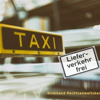Дорожный знак Доставка разрешена и автомобиль такси